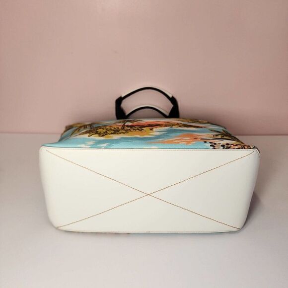 NWT Coach CK261 MEN'S Canvas Tote 38 With Hawaiian Aloha Print - Picture 5 of 7